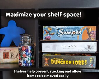 Cube Shelving- 2 Flat Shelves version per set. Adjustable height for Kallax Cube storage and Walmart Better Home and Garden Cube systems