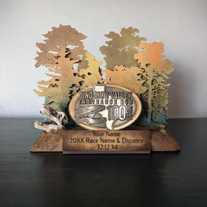 Choose any Animal or Object to include on Custom Buckle Display Personalized Ultra Marathon Display