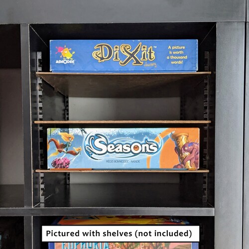 3 Shelf Vertical Insert Cube Shelf Adjustable Shelves Ikea Etsy