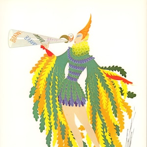 Erte Print, Erte Poster, Erte Prints, Erte, Fashion Artwork, Art Deco Fashion Print, Art Deco Period, Art Deco Artwork, Erte Art
