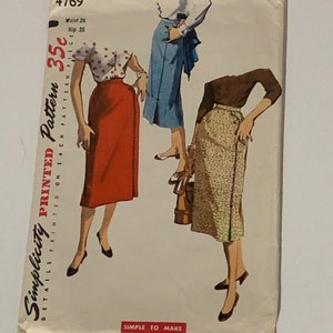 1950s DRESS PATTERN, SIMPLICITY 4768, 1950s Simplicity Dress Pattern ...