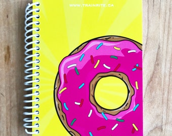 DONUT (Yellow) - TrainRite Compact Fitness Journal