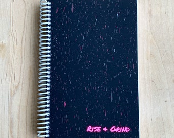 Rise & Grind (Blush) - TrainRite Complete Fitness Journal