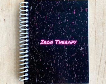 Iron Therapy (Blush) - TrainRite Compact Fitness Journal