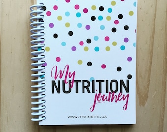 POLKA DOT - TrainRite Compact Nutrition Journal