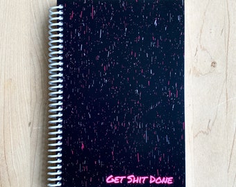 Get Shit Done (Blush) - TrainRite Complete Fitness Journal