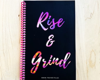RISE + GRIND - TrainRite Complete Fitness Journal