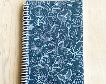 Floral (Grey) - TrainRite Complete Fitness Journal