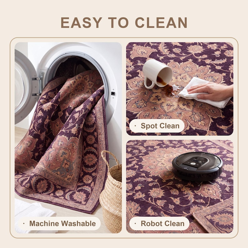Home Rug Gold Gold Solid Colour Overdyed Area Rug and Runner Rug, Machine Washable ...