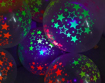 Glow in the Dark Latex Balloons, 10 Pack 12 Inch Party Decor