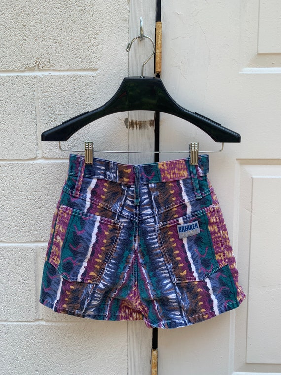 High waisted, colorful 90s shorts by Breaker Jean… - image 5