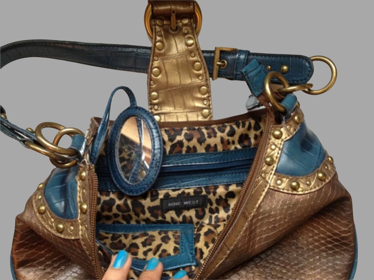 Nine West Blue Bags & Handbags for Women for sale | eBay