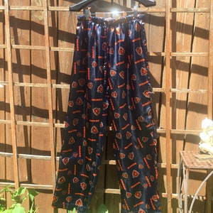 Chicago Bears Silky Smooth Vintage Pajama Pants Ladies Small
