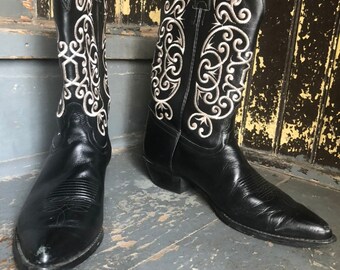 goth cowboy boots