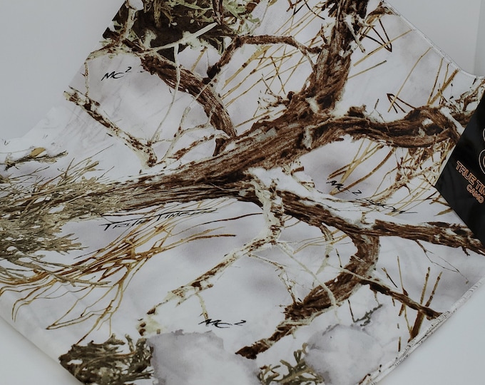 True Timber Snow Camo Plain Bandana (Sku8248)