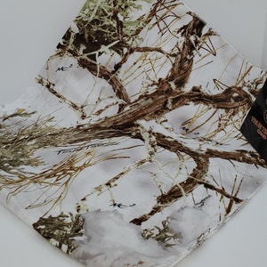 True Timber Snow Camo Plain Bandana (Sku8248)