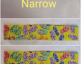 Narrow Flip Flops with Multiple Colors of Swarovski Crystals (Sku9963)