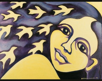 Follow Me, Sophia Rosenberg art, card or print