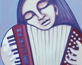 Heart Squeeze, Sophia Rosenberg art, card or print