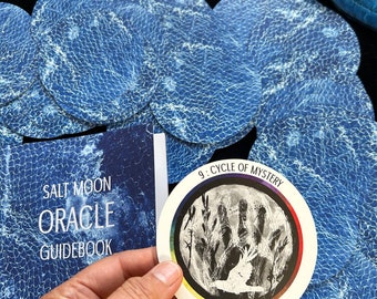 SALT MOON , lunar oracle, card deck and guidebook, Sophia Rosenberg and Jennifer Brant
