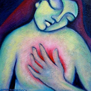Our Lady Of The Broken Heart, Sophia Rosenberg art card or print