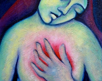 Our Lady Of The Broken Heart, Sophia Rosenberg art card or print