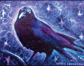 Crow, Sophia Rosenberg art, card or print