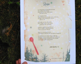 Recipe poem, by Sophia Rosenberg