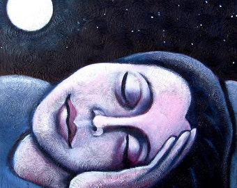 Some Nights She Dreams of Wholeness, Sophia Rosenberg art, card or print