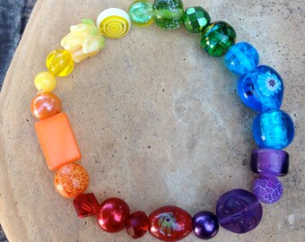 PRIDE Bracelet - LGBT Bracelet - Rainbow - Made to Order