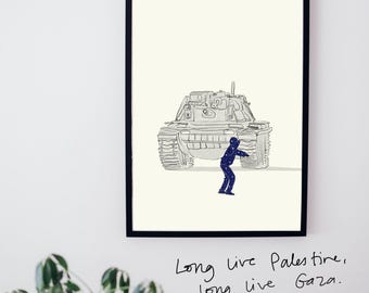 Manifesto di resistenza della Palestina libera, Tank Boy