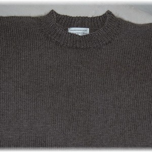 Qiviut Sweater for men or women Mount Garibaldi, hand knit under down of muskox in submariner style MADE TO ORDER image 2