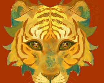 Golden Tiger water themed preclaim