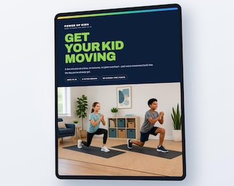 Free* Kids Routine Chart & Weekly Schedule, Screen Time Break Movement Guide for Ages 10-18