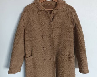 Veste en tricot 70's Handmade