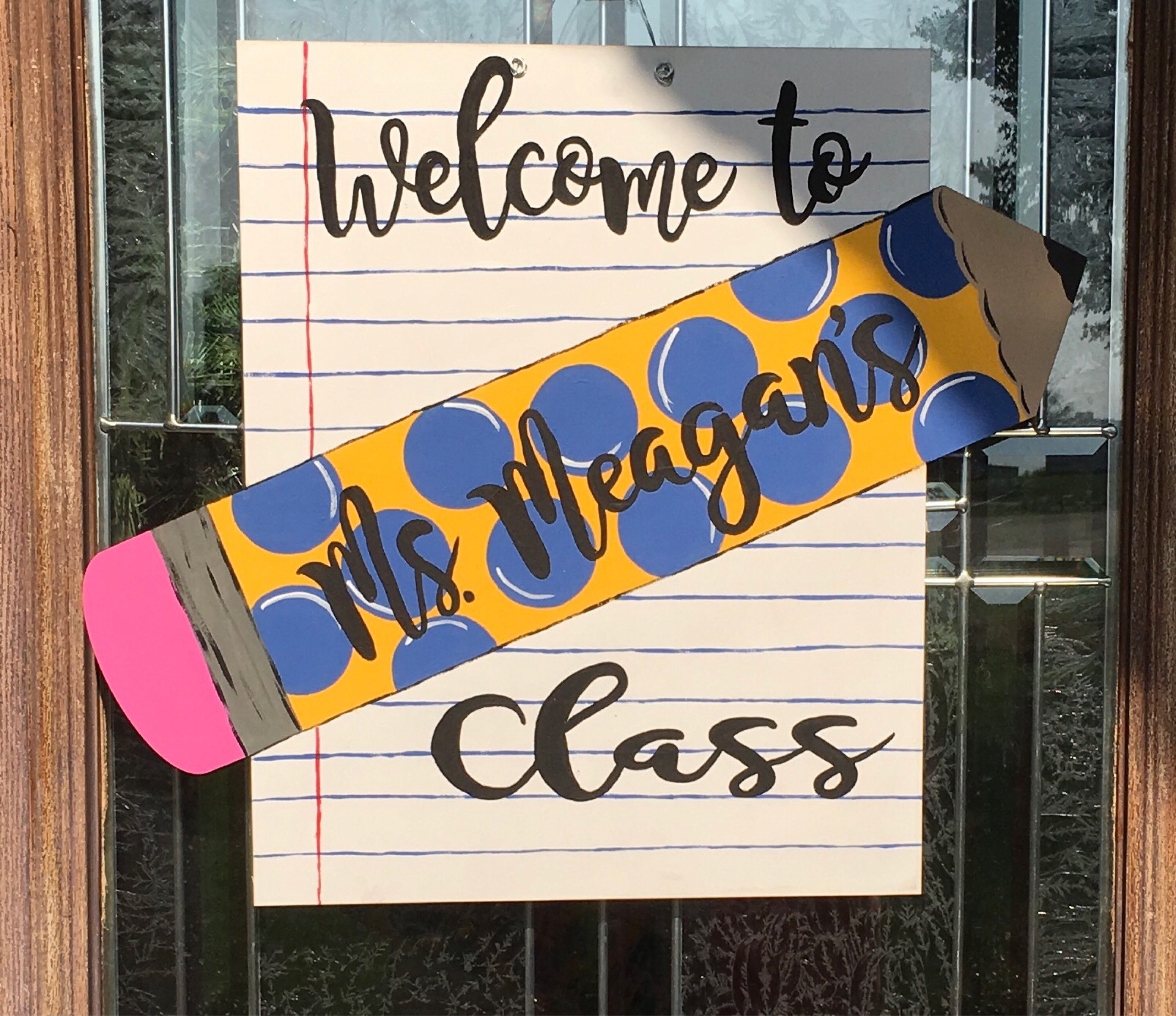 Teacher Door Hanger Teacher Teacher Gift Classroom Decor Etsy