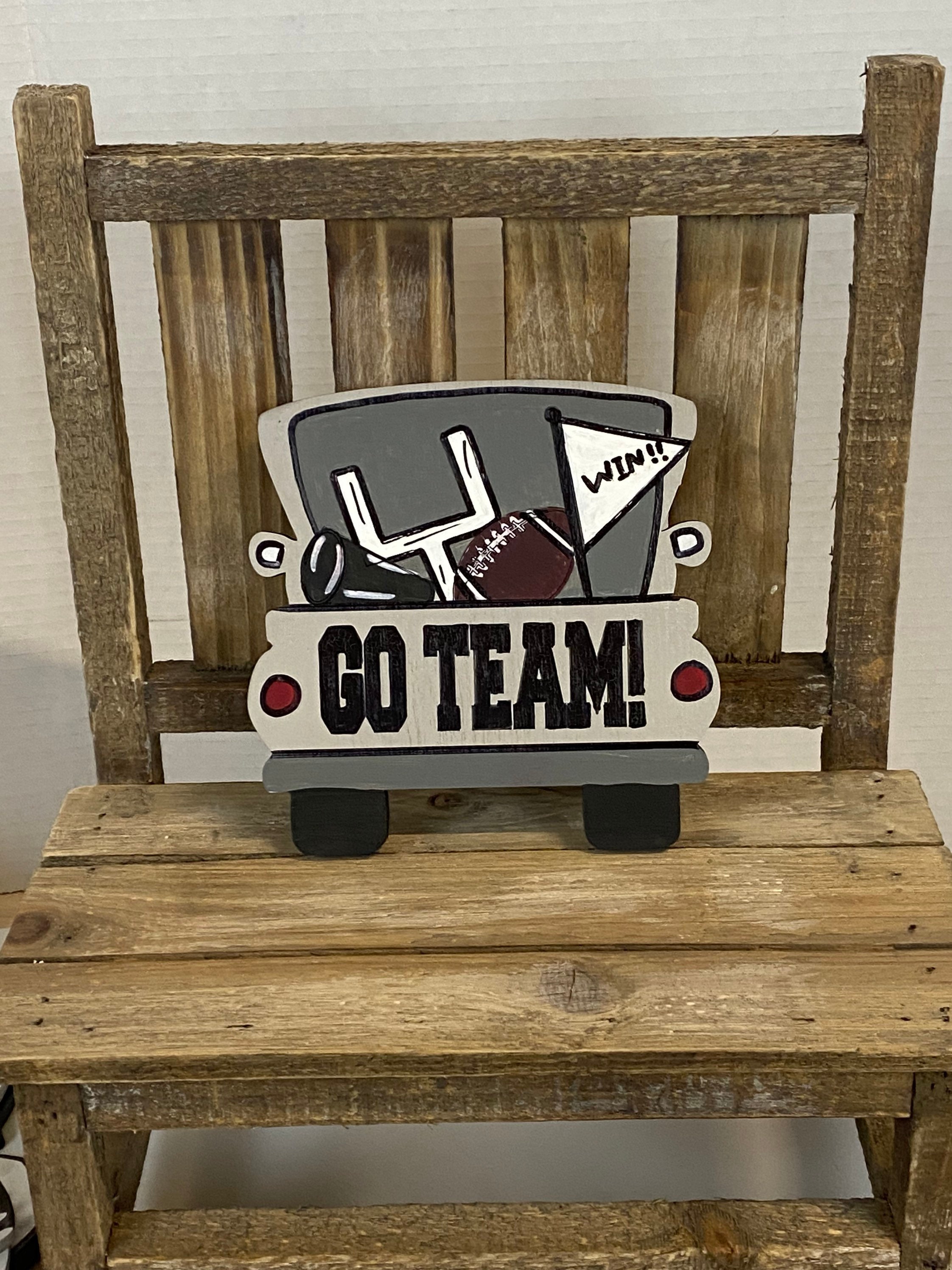 football tiered  tray decor/football decor/football signs/tiered tray signs/football tiered tray/Football decor/Football tray decor