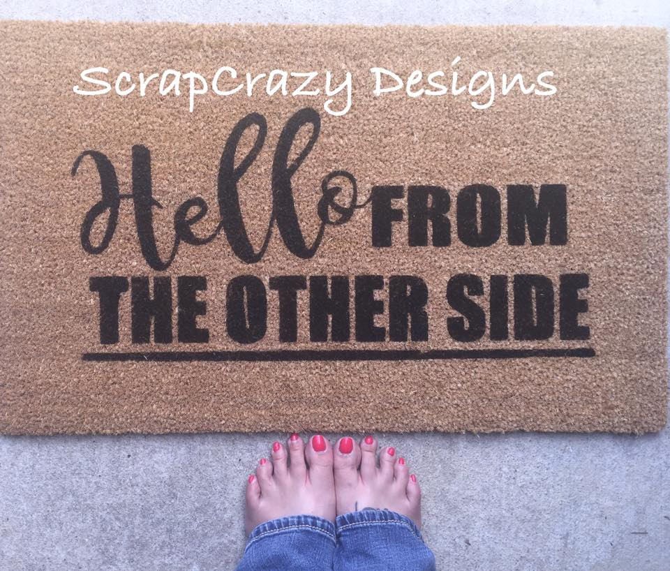 Custom Hand Painted Door Mat Front Door Mat Front Door Etsy