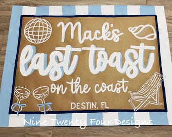 Hand Painted Party Banner, Custom party banner, Birthday Baby Shower Decor, Personalized Party Backdrop
