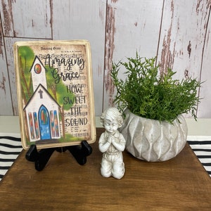 Hymnal Christian Decor: Boho Farmhouse Sign image 7