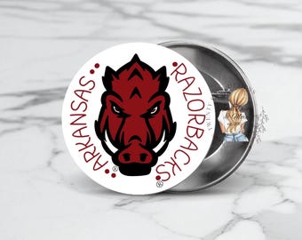 Arkansas Razorbacks Game Day Buttons: College Football Accessories
