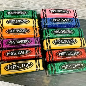 Crayon stapler, teacher gift, office accessories, school supply, teacher