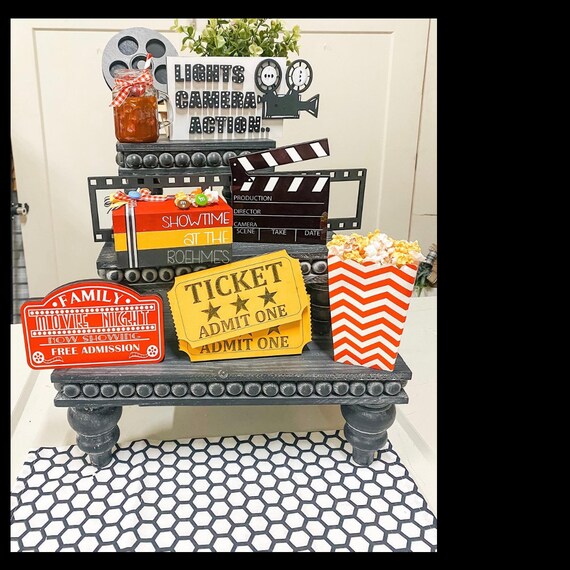 Media Room Decor Media Room Signs Home Theatre Decor Movie Etsy