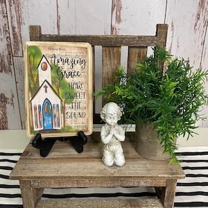 Hymnal Christian Decor: Boho Farmhouse Sign image 6