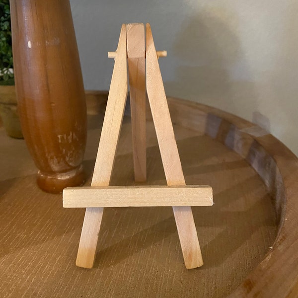 Tiered Tray Sign Stand, Sign Stand, Mini Wooden Easel, Display Easel,Tray Display Easel, Mini Photo Display, Sign holder