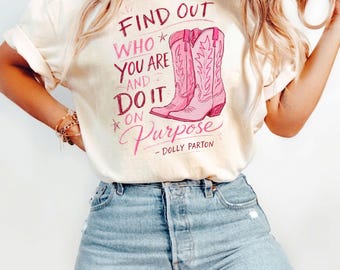 Country Music Quote Shirt, Western Cowgirl Graphic Tee, Pink Retro Vintage T-Shirt, Inspirational Quote Shirt, Comfort Colors Style Gift