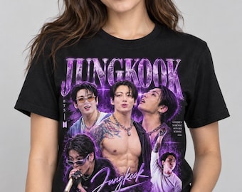 BTS Jungkook Calvin Klein Logo Tee Shirt | S-XXXL Unisex | Soft