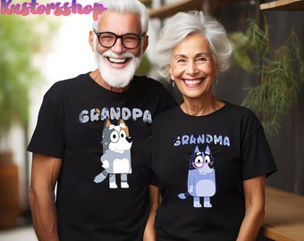 Grandmalife Bluey Shirt Bob Bluey Shirt, Bluey Shirt, Bluey Grandpa Shirt, Bluey Family Shirt, Grandma Grandma Bluey Shirt Bluey Family Tee,