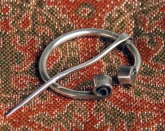 Sterling Silver Viking Penannular Brooch (Made To-Order)