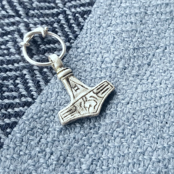 Sterling Silver Gotland Mjölnir Pendant (Made To-Order)